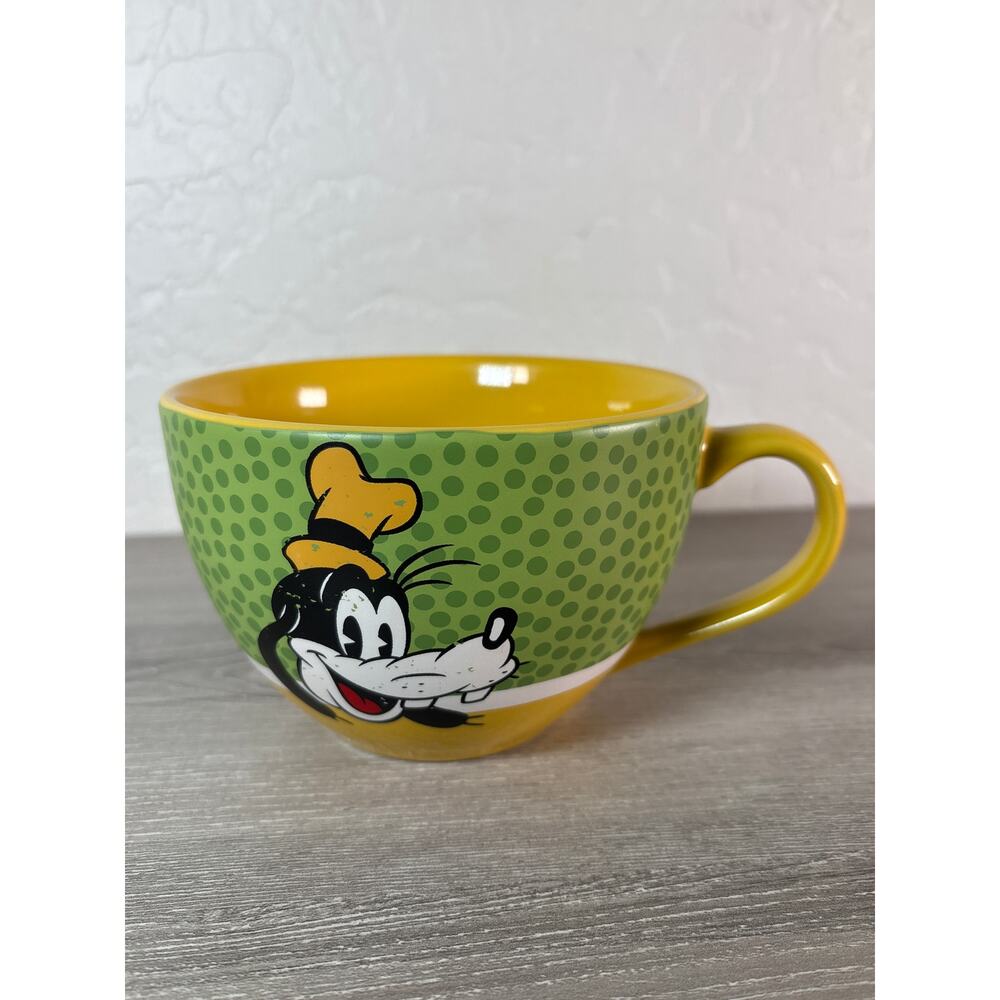 Goofy Large Oversized Coffee Tea Cup Mug Soup Bowl Disney Stores Authentic